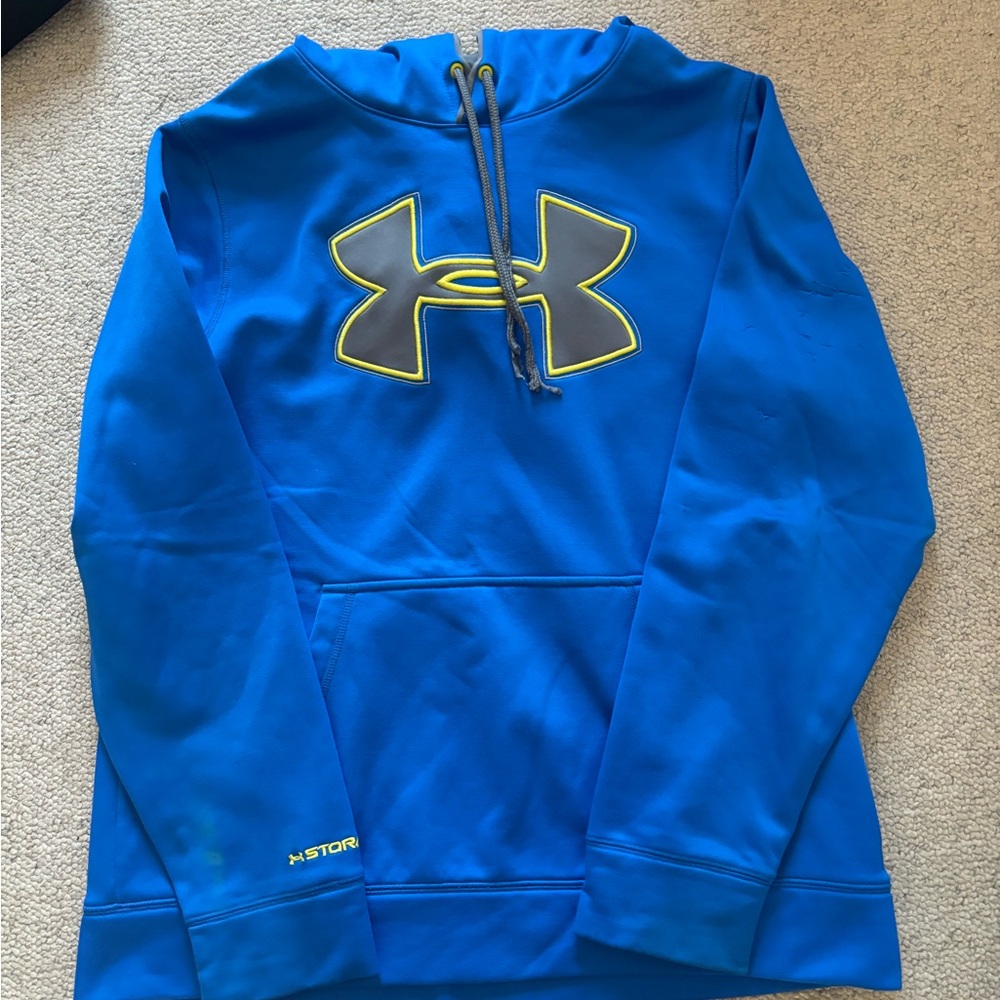 Under Armour Blue and Gray Hoodie
